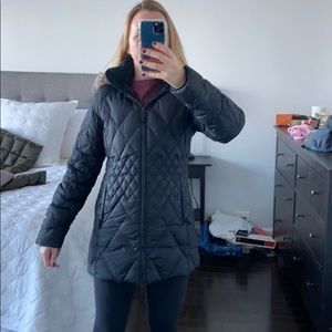 Eddie Bauer mid thigh length down coat